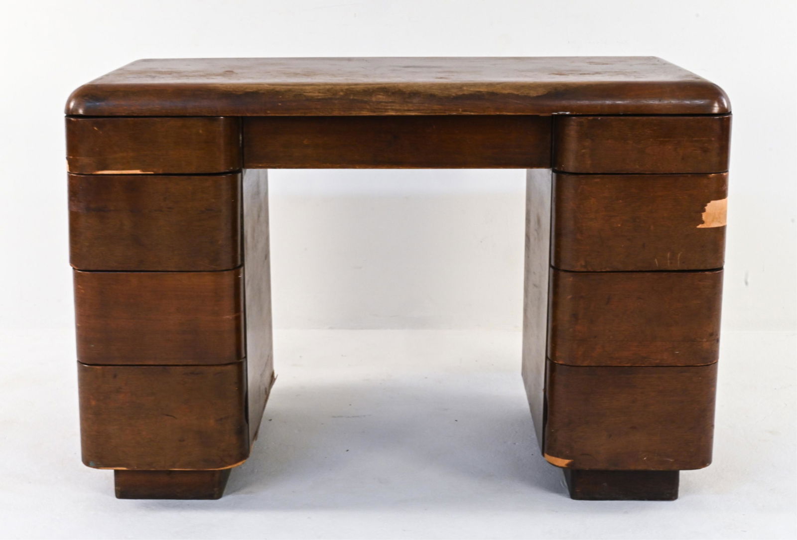 PAUL GOLDEN FOR PLYMOLD STREAMLINE DESK, C. 1946 (1 of 10)