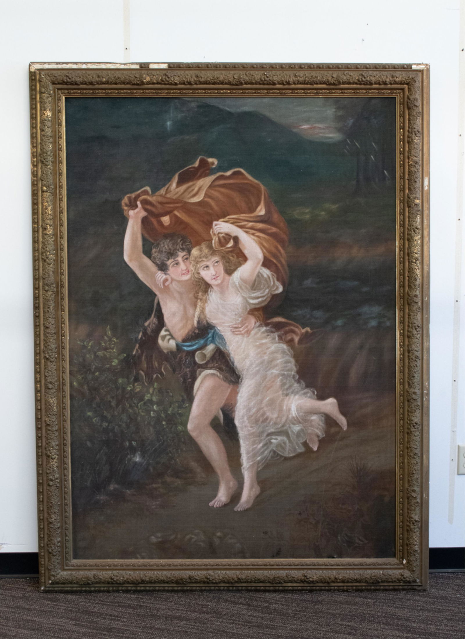 AFTER PIERRE-AUGUSTE COT "THE STORM" PAINTING (1 of 16)