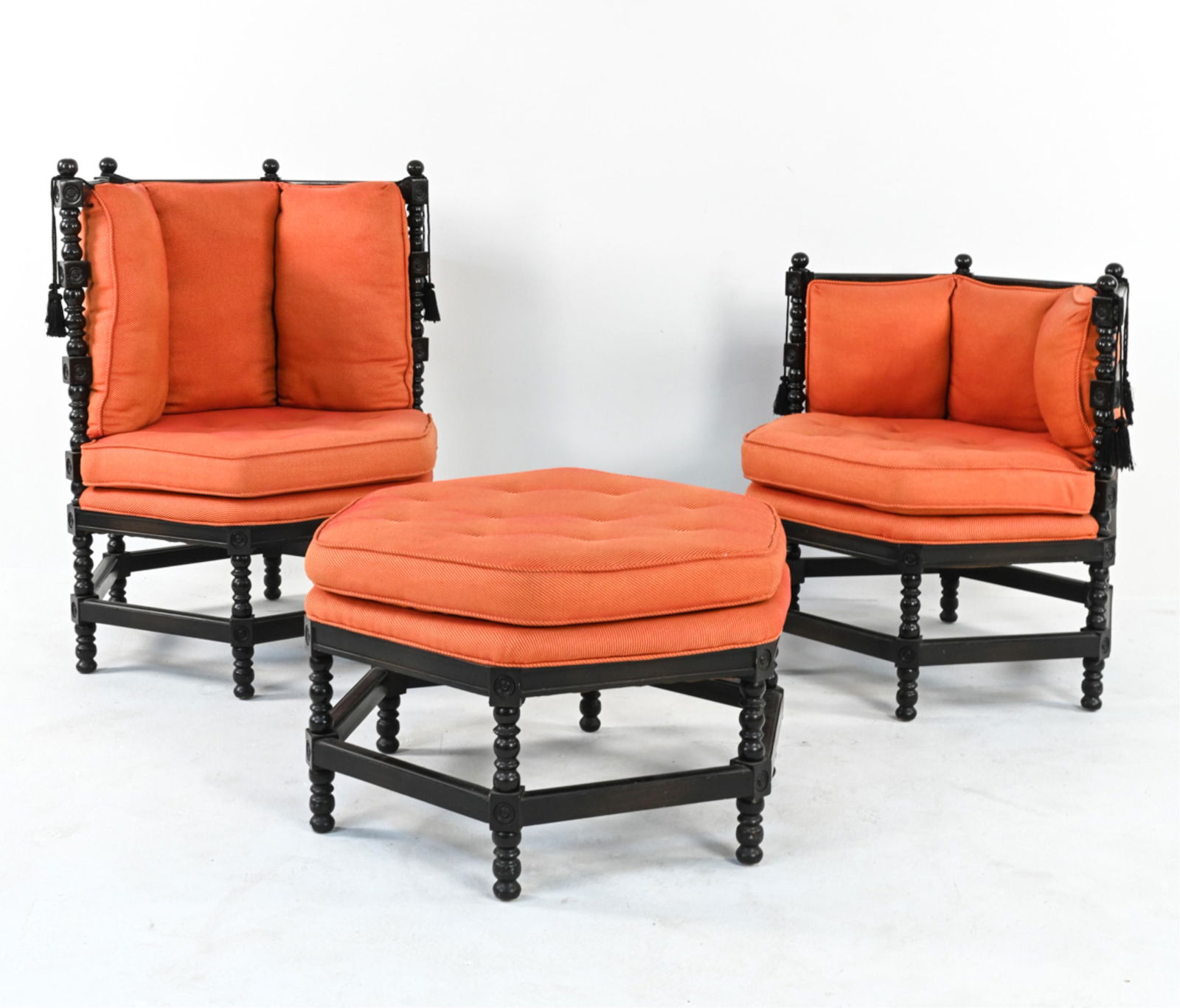 1960's Mediterranean Spanish Revival Chair Suite