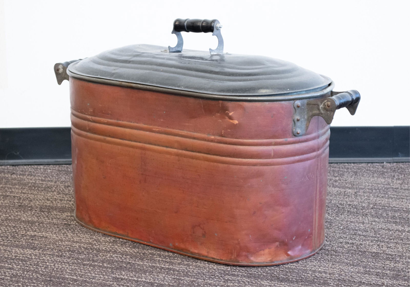 ANTIQUE COPPER WATER BASIN (1 of 13)