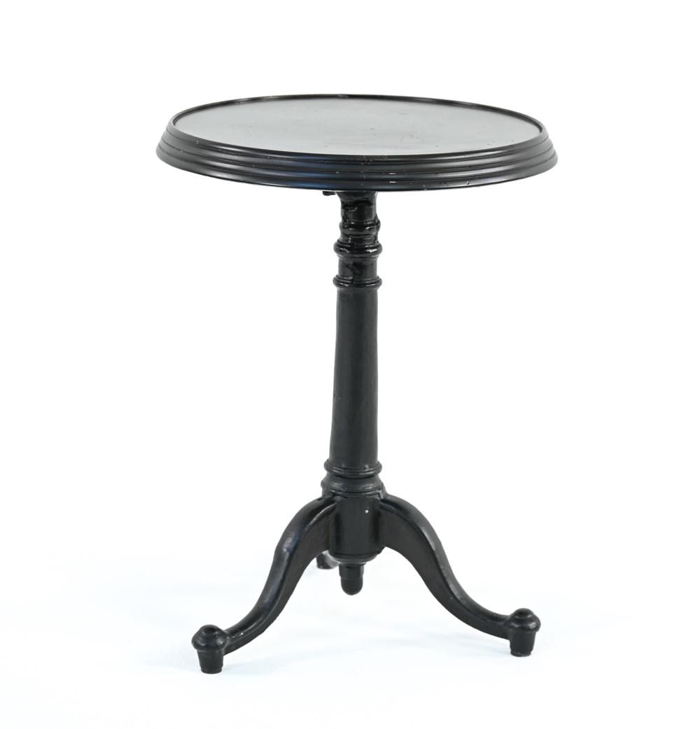 RESTORATION HARDWARE IRON BRASSERIE END TABLE (1 of 10)