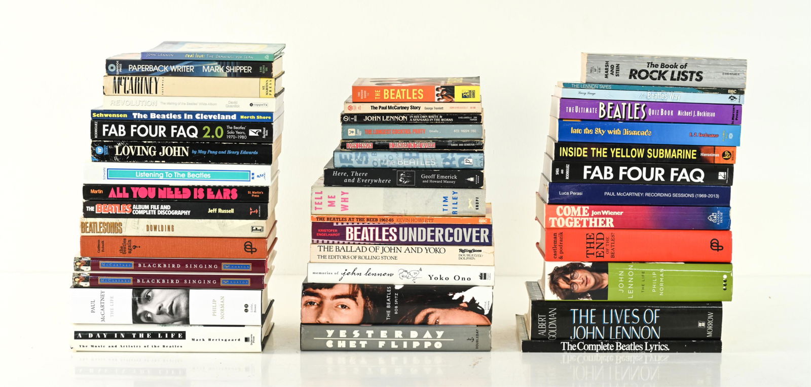 LARGE GROUPING OF THE BEATLES SUBJECT BOOKS (1 of 17)