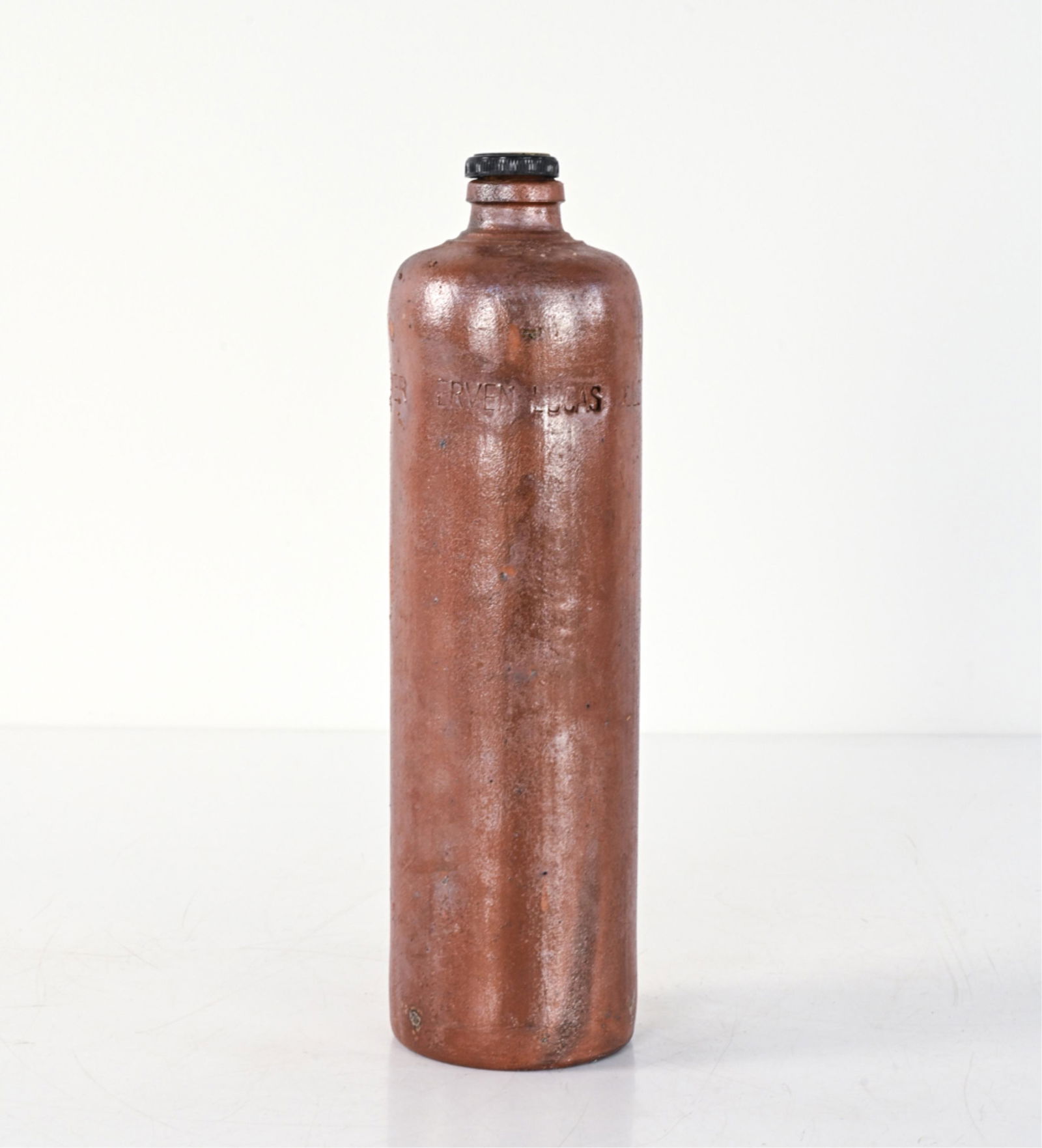 ANTIQUE DUTCH BOLS LIQUOR STONEWARE BOTTLE (1 of 8)