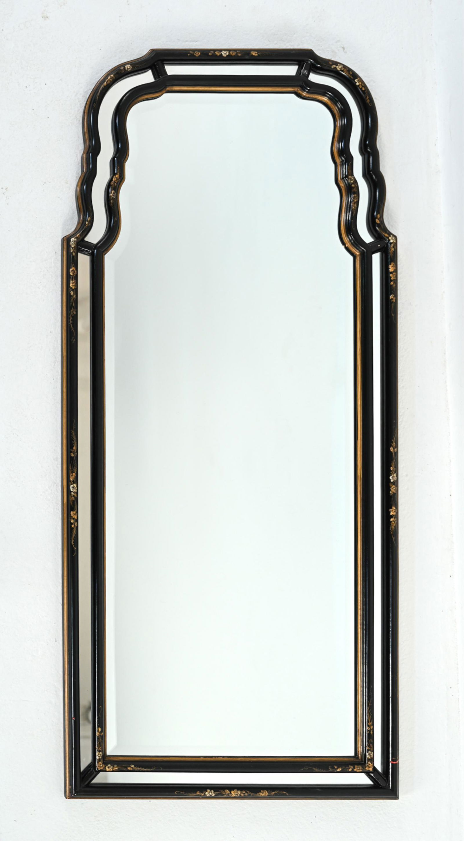 FRIEDMAN BROTHERS CHINOISERIE LACQUER MIRROR (1 of 7)