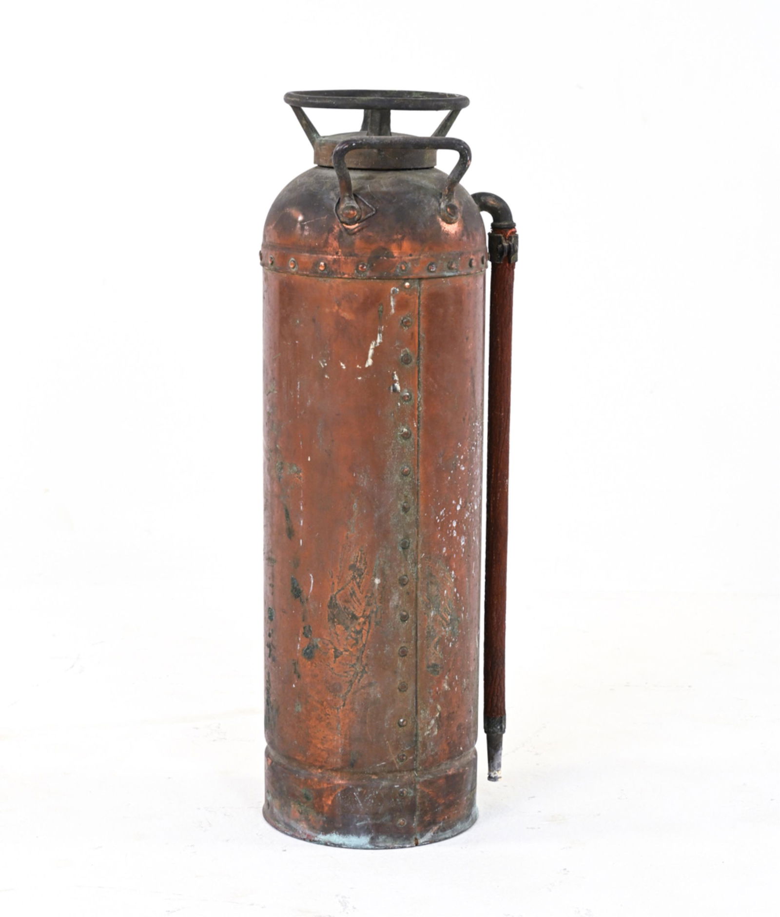 VINTAGE EMPIRE COPPER FIRE EXTINGUISHER (1 of 9)