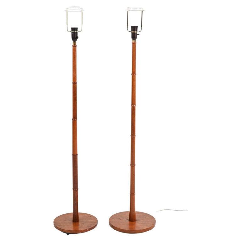 PAIR ESBEN KLINT FOR LE KLINT TEAK FLOOR LAMPS (1 of 10)