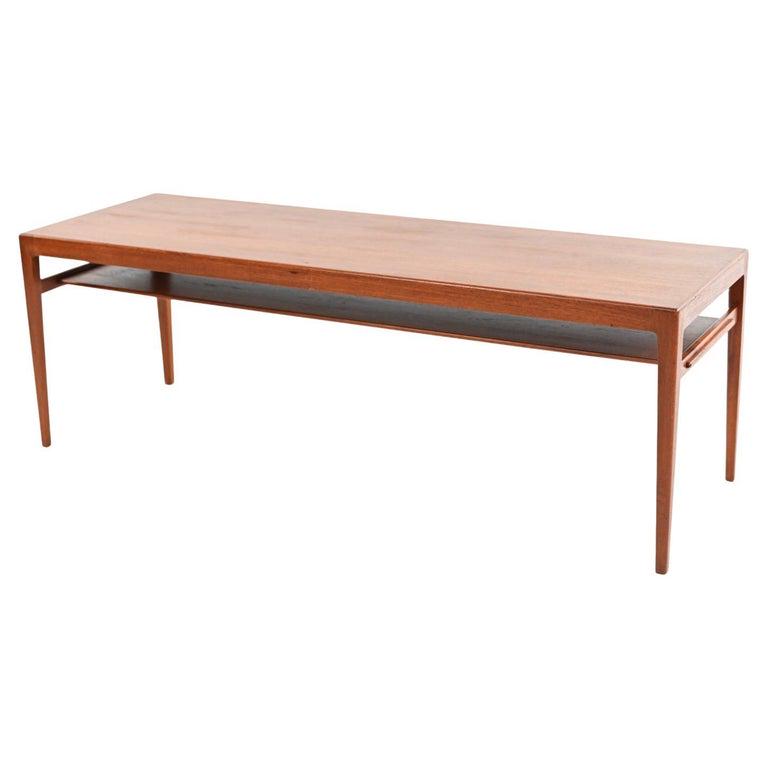 LUDVIG PONTOPPIDAN TWO-TIER TEAK COFFEE TABLE (1 of 7)