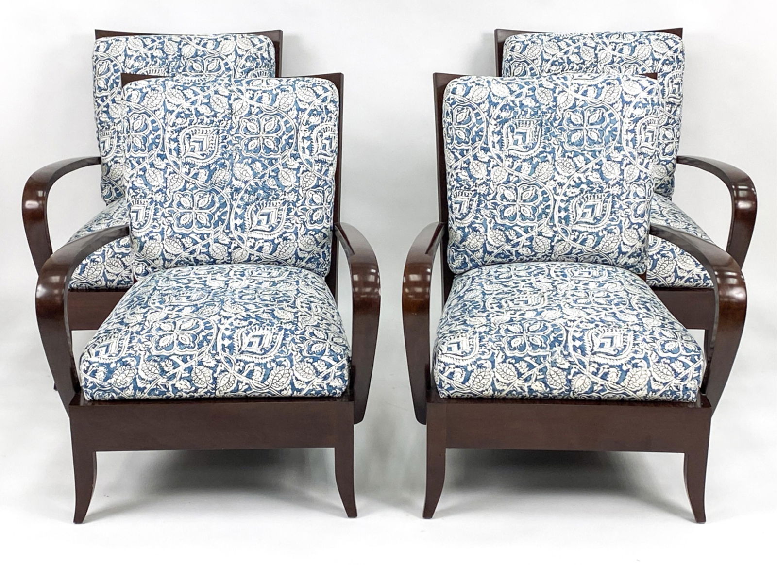 (4) CONTEMPORARY LOUNGE ARM CHAIRS (1 of 16)