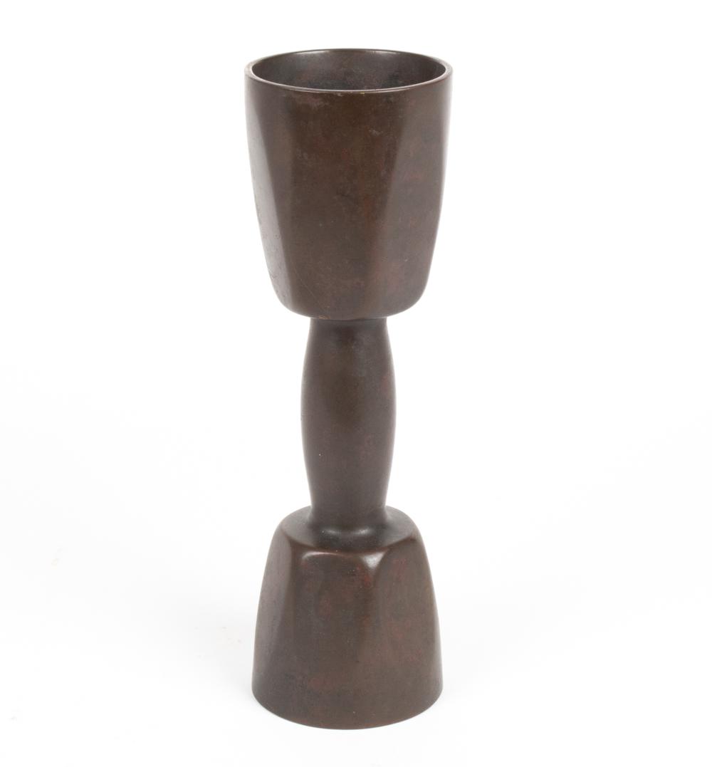 MODERNIST ASIAN BRONZE VASE (1 of 12)
