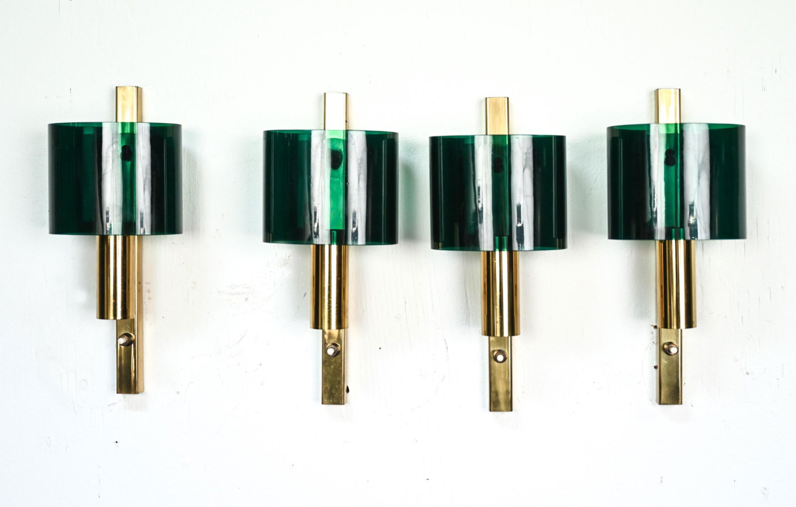 (4) HASSEL & TEUDT "RUSTIC" WALL SCONCES, C. 1960S (1 of 6)