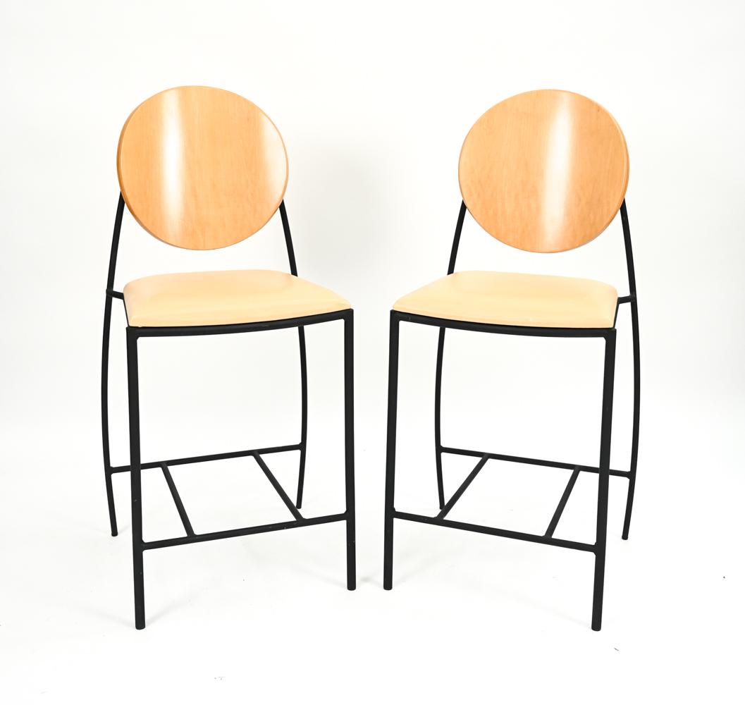 PAIR OF DAKOTA JACKSON VIK-TER COUNTER STOOLS (1 of 10)