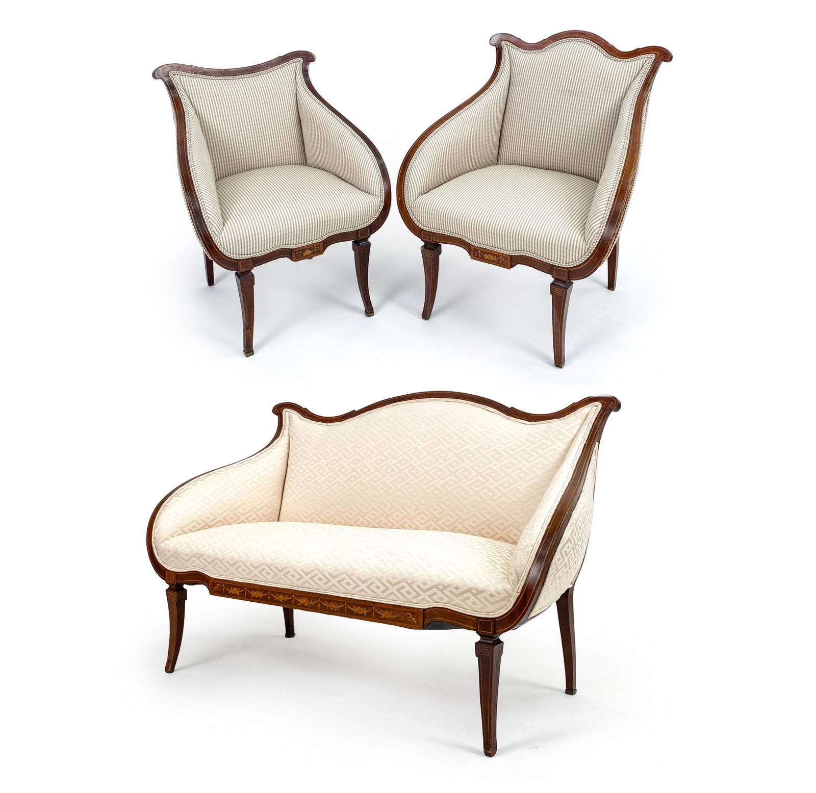 REGENCY-STYLE LIVING ROOM SEATING SUITE (1 of 20)