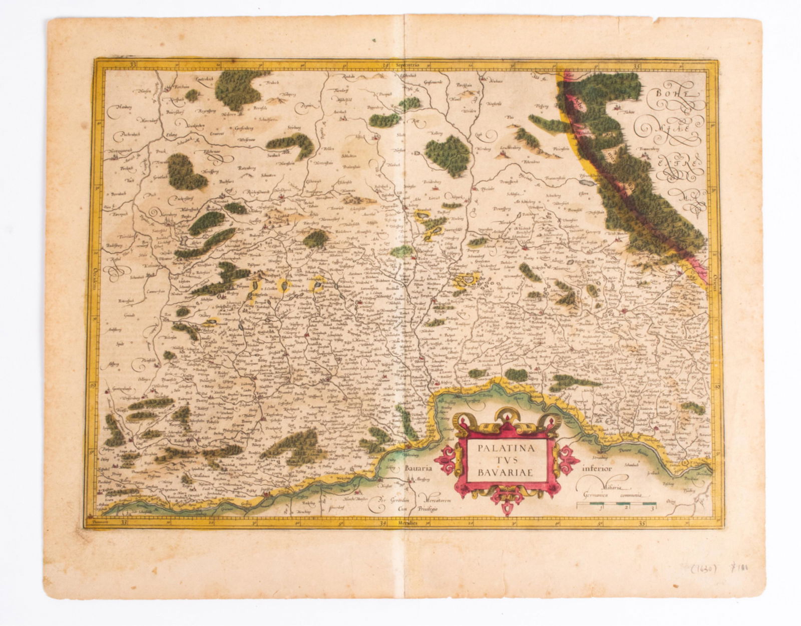 MERCATOR C. 1613 PALATINATE OF BAVARIA (1 of 16)