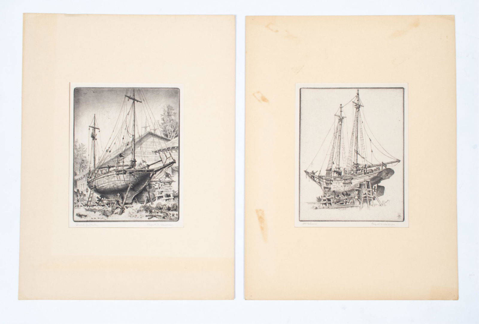 (2) REYNOLD WEIDENAAR (1915-1985) ETCHING (1 of 20)