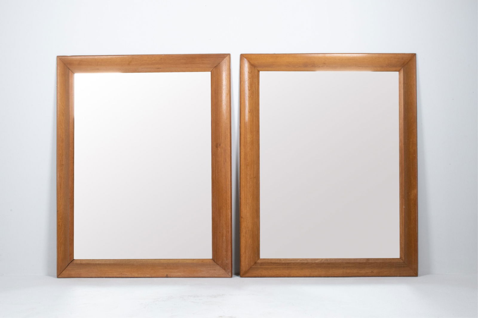 PAIR OF LARGE RUSTIC PINE FRAME MIRRORS (1 of 11)