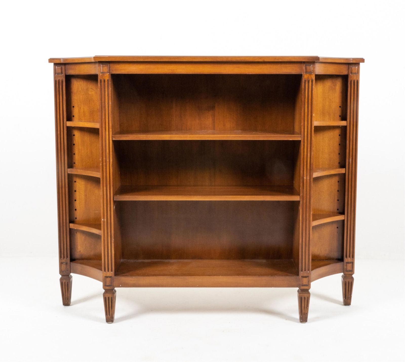 VINTAGE REGENCY-STYLE OPEN FRONT BOOKCASE (1 of 13)