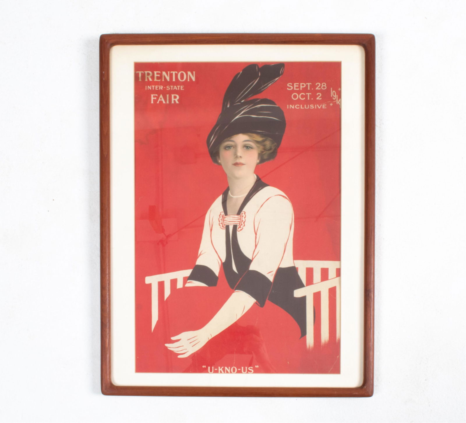 ORIGINAL 1914 TRENTON, NJ INTER-STATE FAIR POSTER (1 of 8)