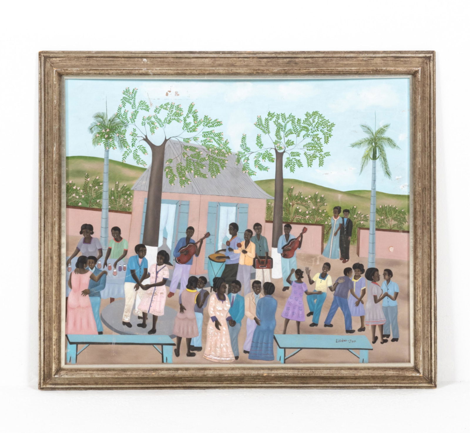 EUGENE JEAN, HAITIAN (B. 1950) O/M (1 of 13)