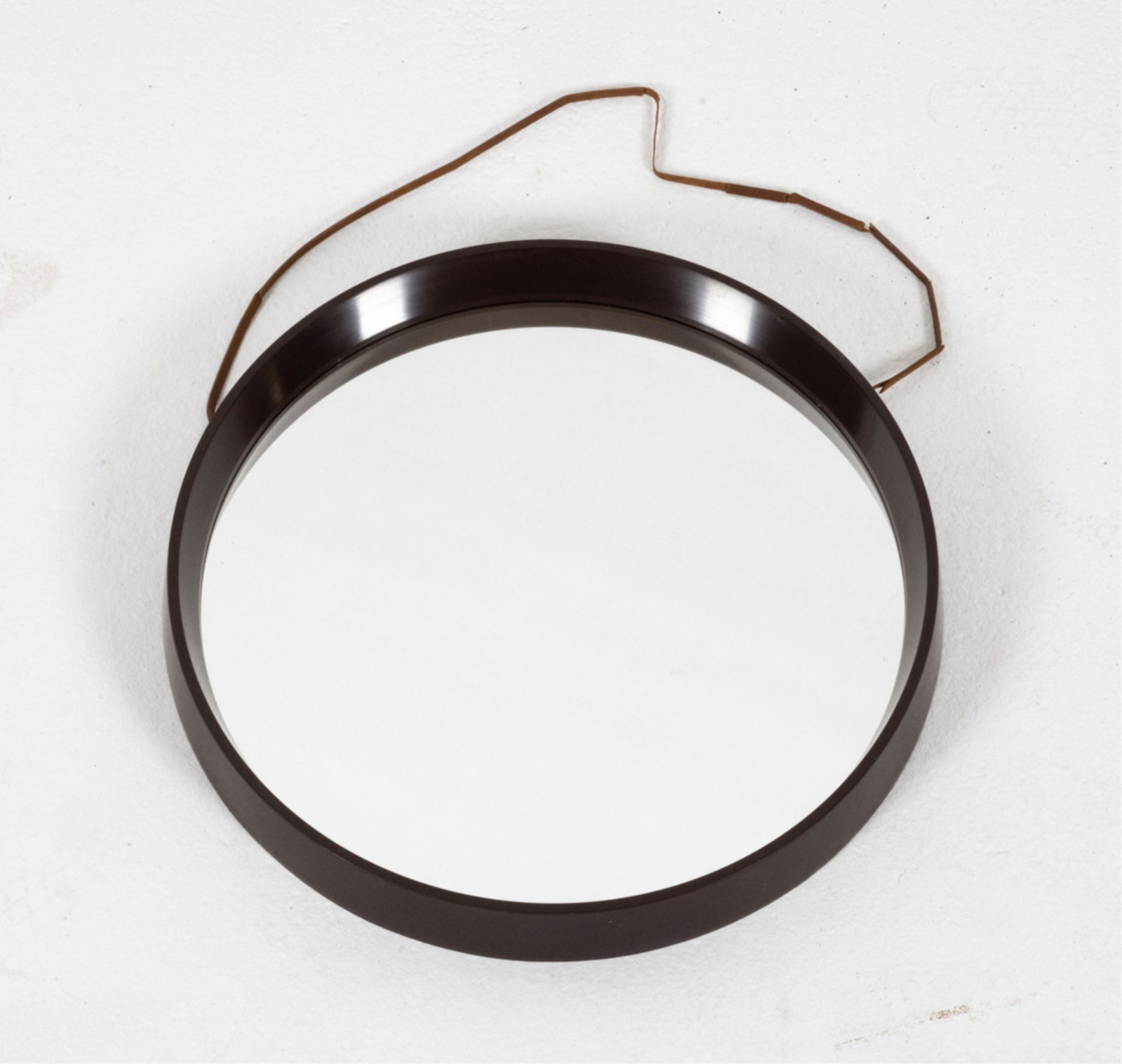 MID-CENTURY DANISH BROWN PLASTIC MIRROR (1 of 5)