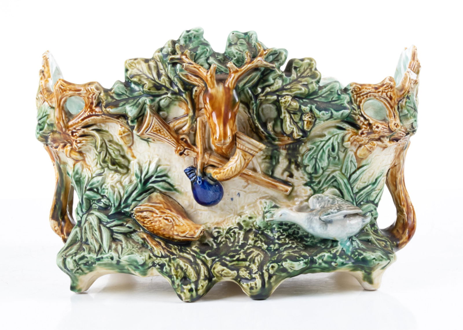 FRIE ONNAING FRENCH MAJOLICA JARDINIERE (1 of 20)