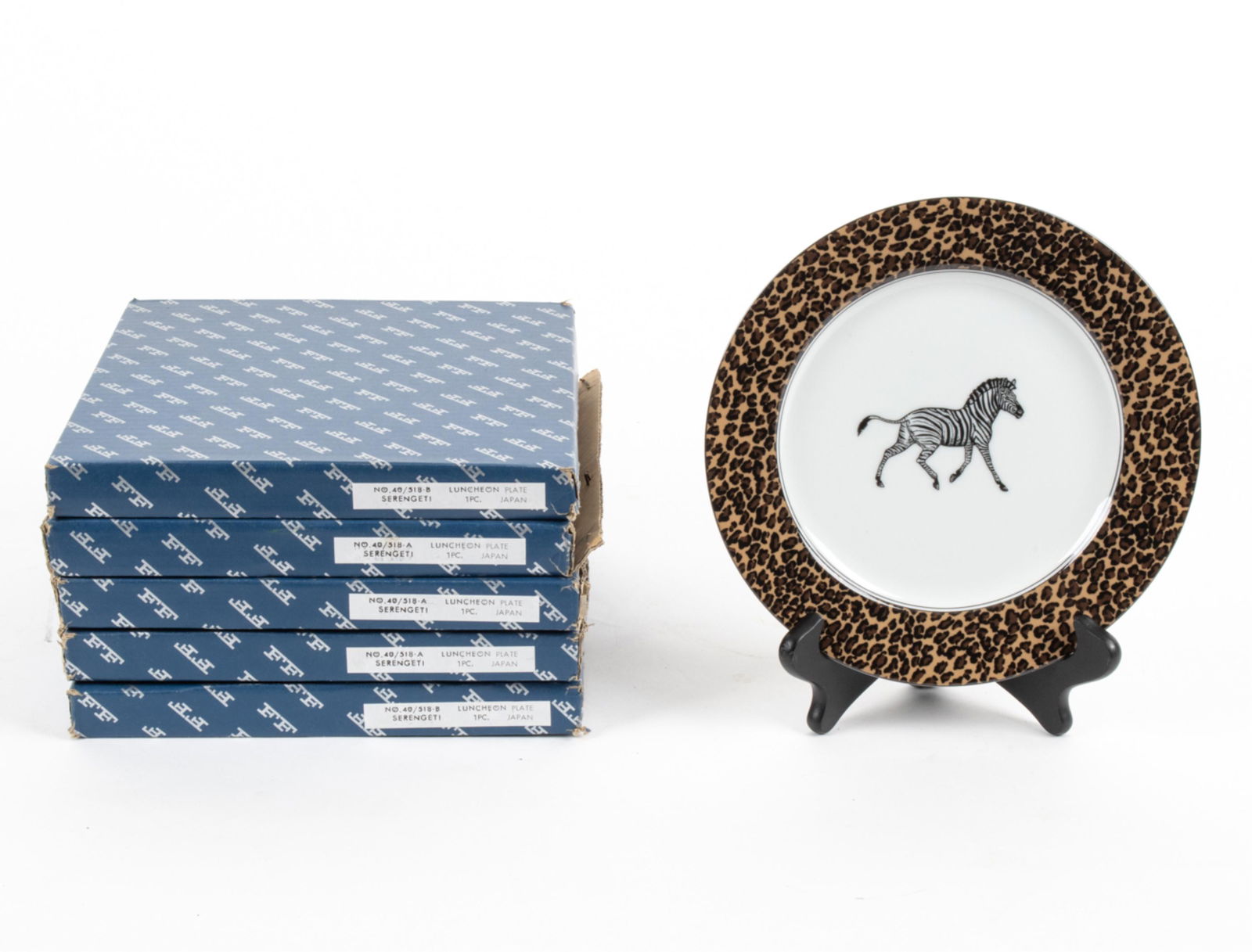 (6) FITZ & FLOYD "SERENGETI" PORCELAIN PLATES (1 of 7)