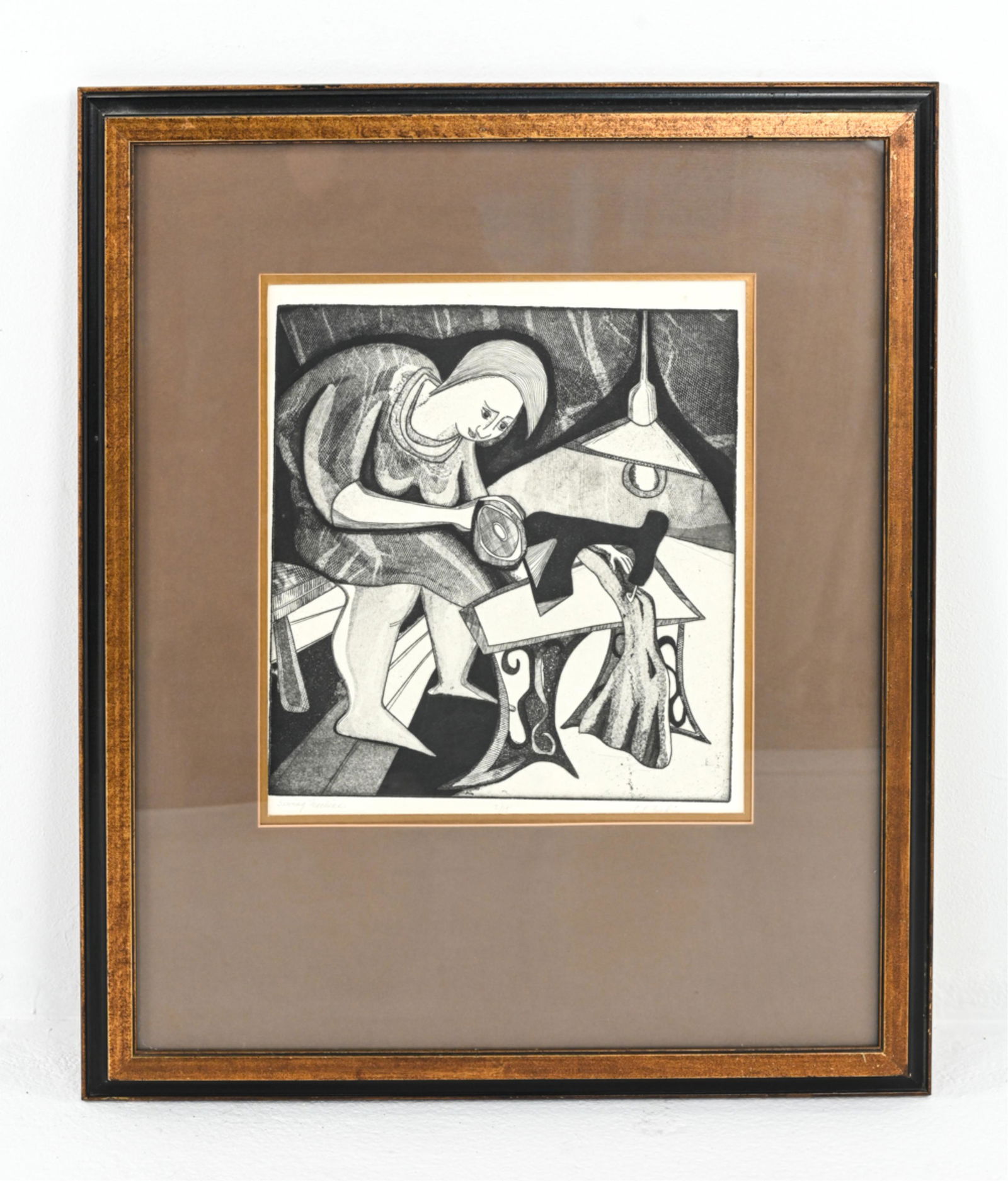 C.E. ZERKIN DRYPOINT ETCHING (1 of 9)