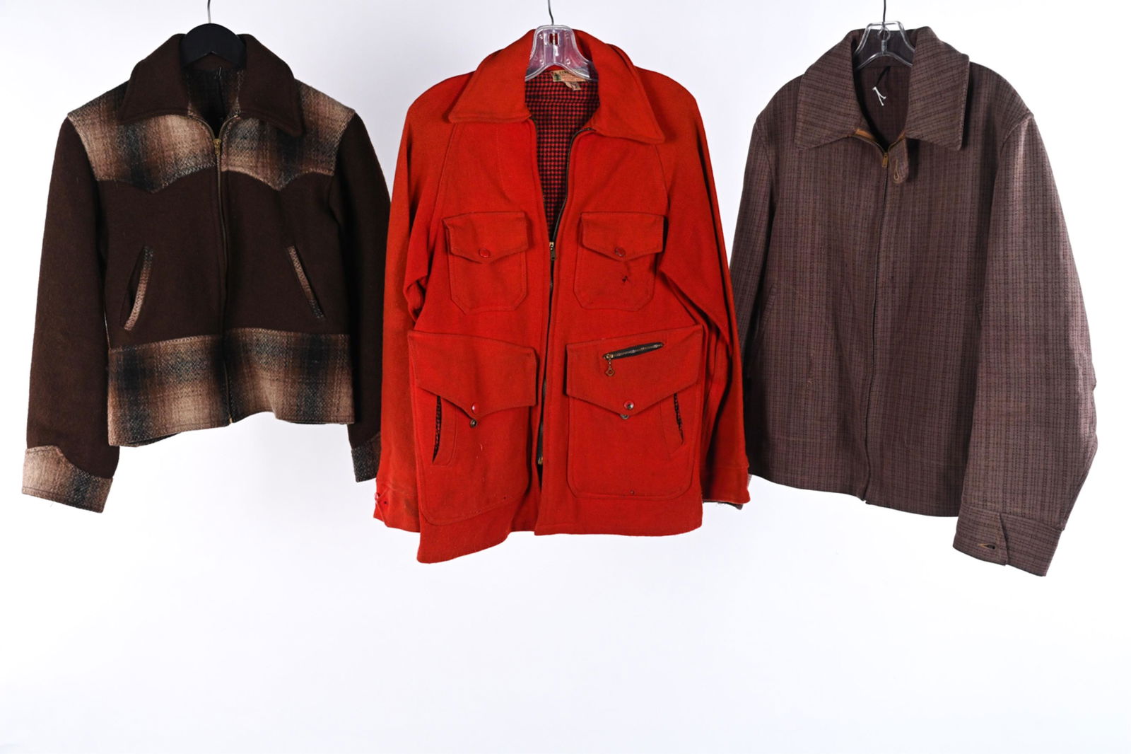 (3) WOOL SPORTSWEAR JACKETS, C. 1940'S (1 of 20)