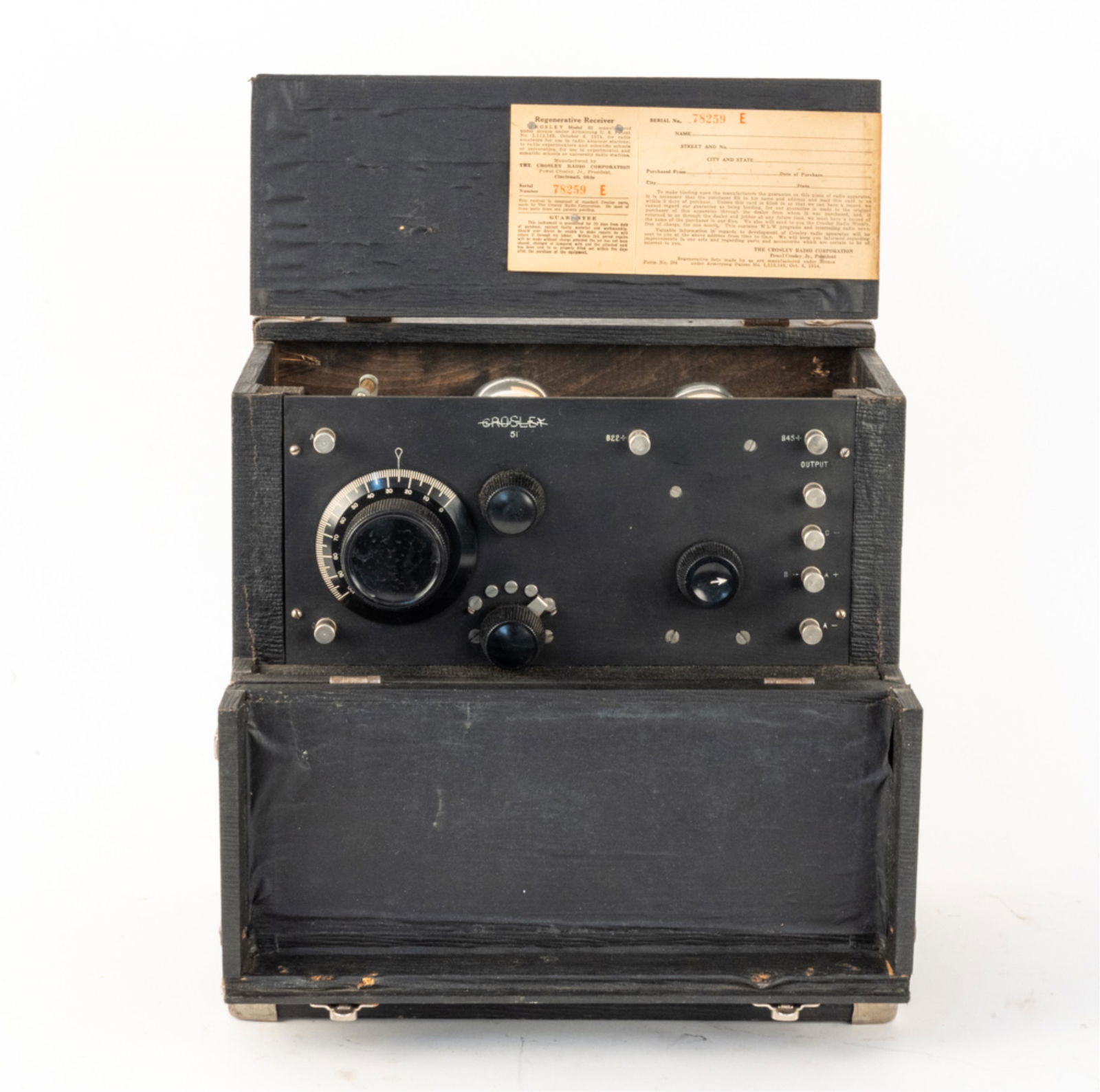 CROSLEY MODEL 51 REGENERATIVE RECEIVER (1 of 19)