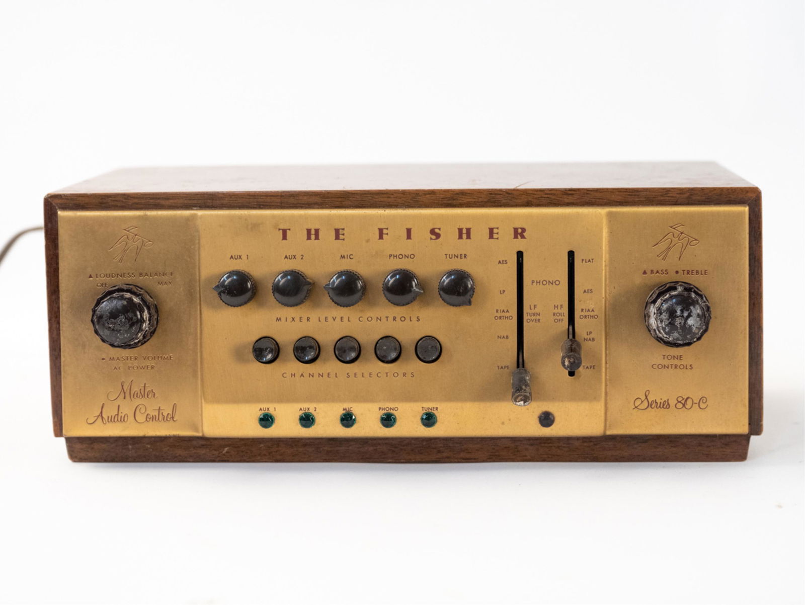 THE FISHER SERIES 80-C MASTER AUDIO CONTROL (1 of 16)