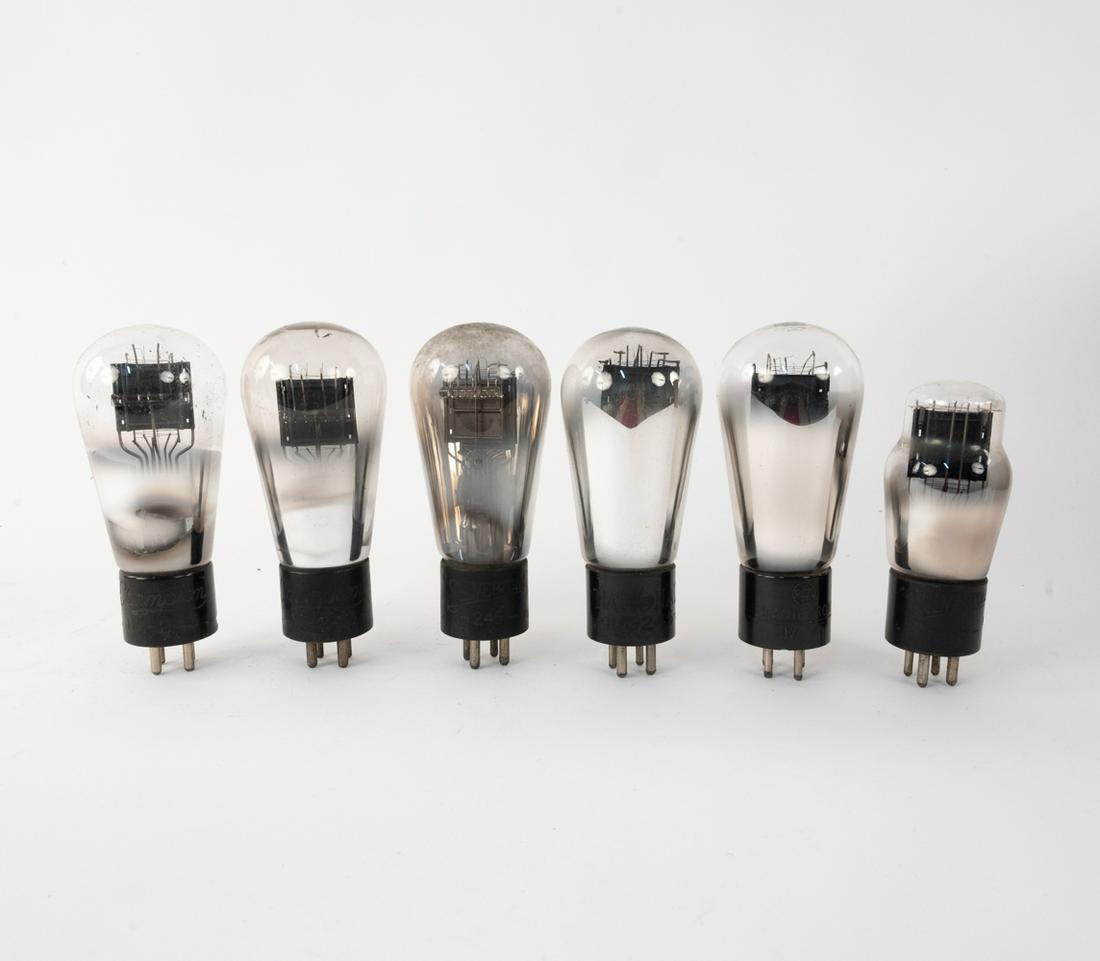 GROUPING OF (6) TYPE 245 OUTPUT VACUUM TUBES (1 of 12)