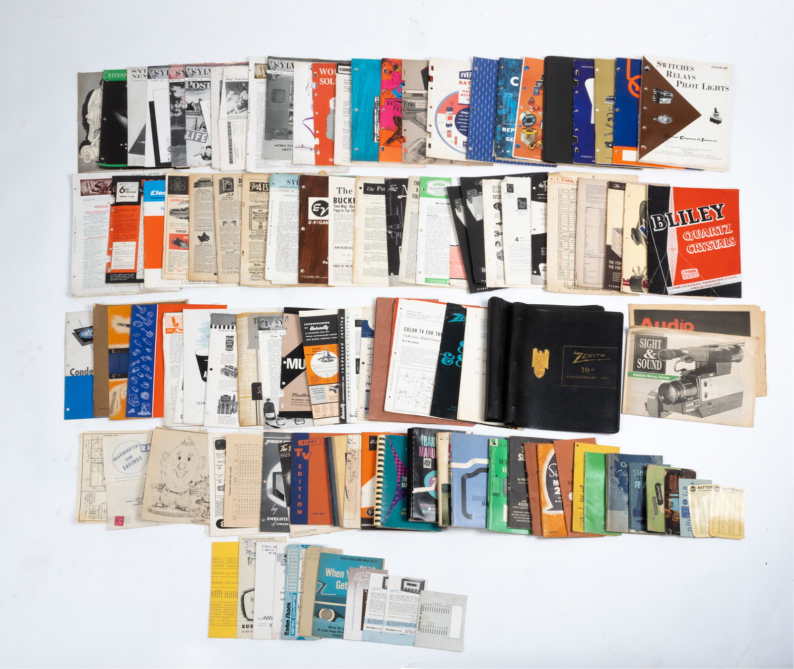 GROUPING OF EPHEMERA RELATED TO RADIO & TV SERVICE (1 of 20)