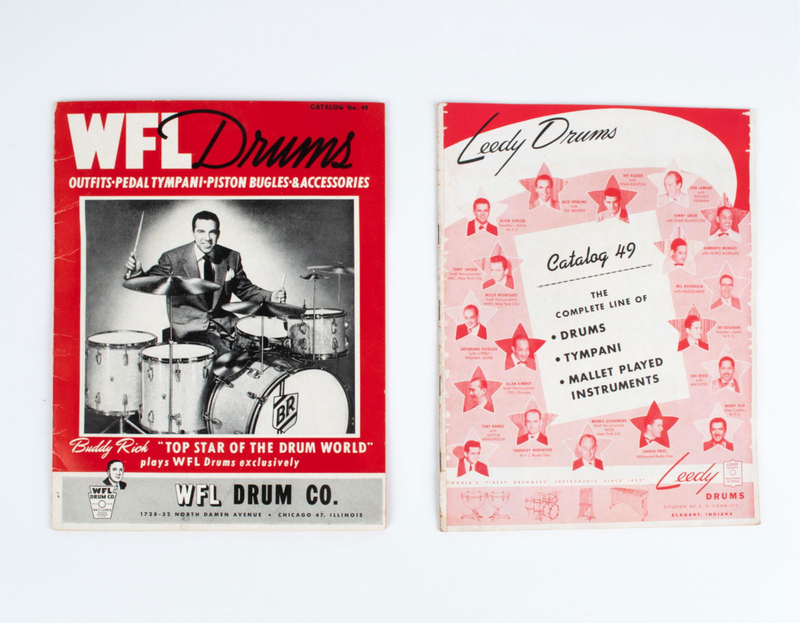 EARLY WFL LUDWIG & LEEDY DRUMS CATALOGS (1 of 17)