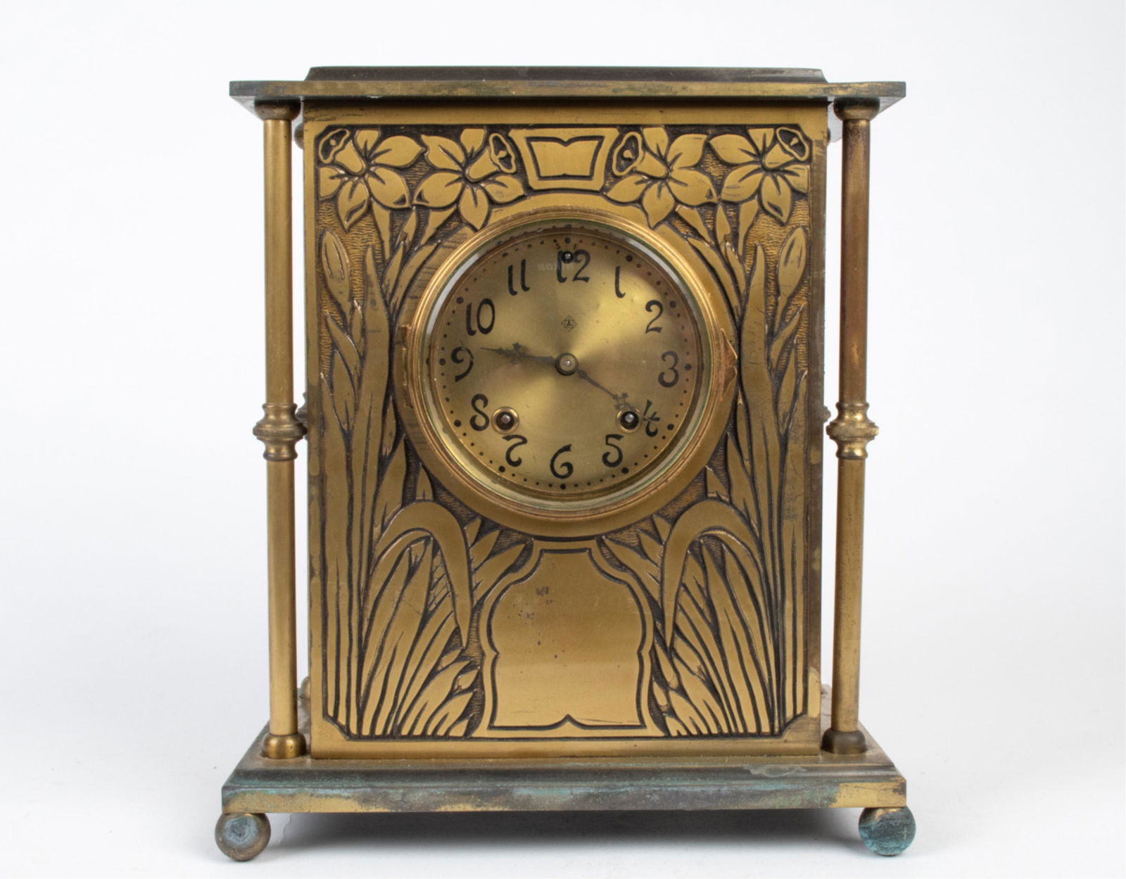 ANSONIA ART NOUVEAU SHELF CLOCK (1 of 17)
