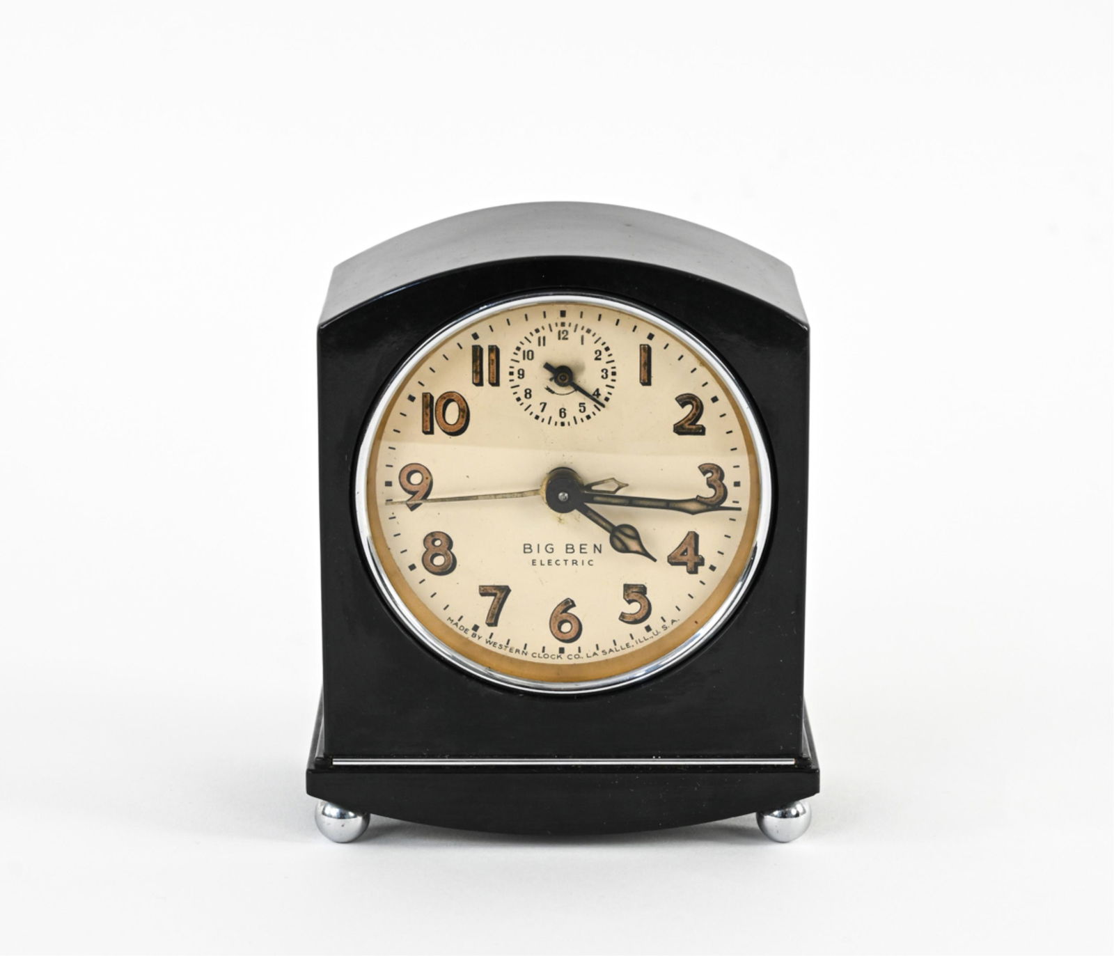 ART DECO WESTERN CLOCK CO. BIG BEN BAKELITE CLOCK (1 of 8)
