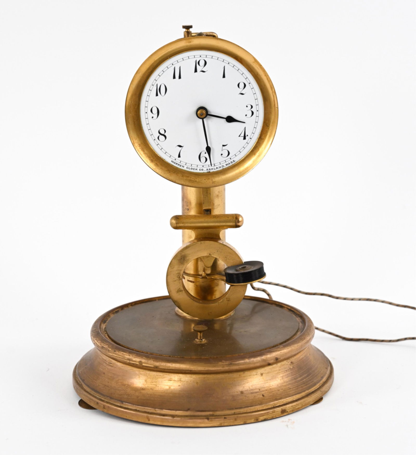 C. 1920 WARREN CLOCK CO. MYSTERY CLOCK (1 of 13)