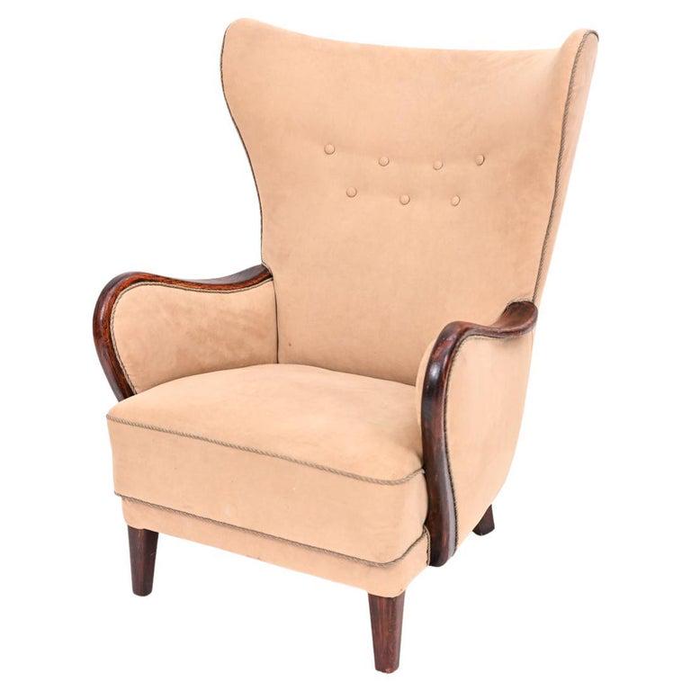 ALFRED CHRISTENSEN FOR SLAGELSE WINGBACK CHAIR (1 of 13)
