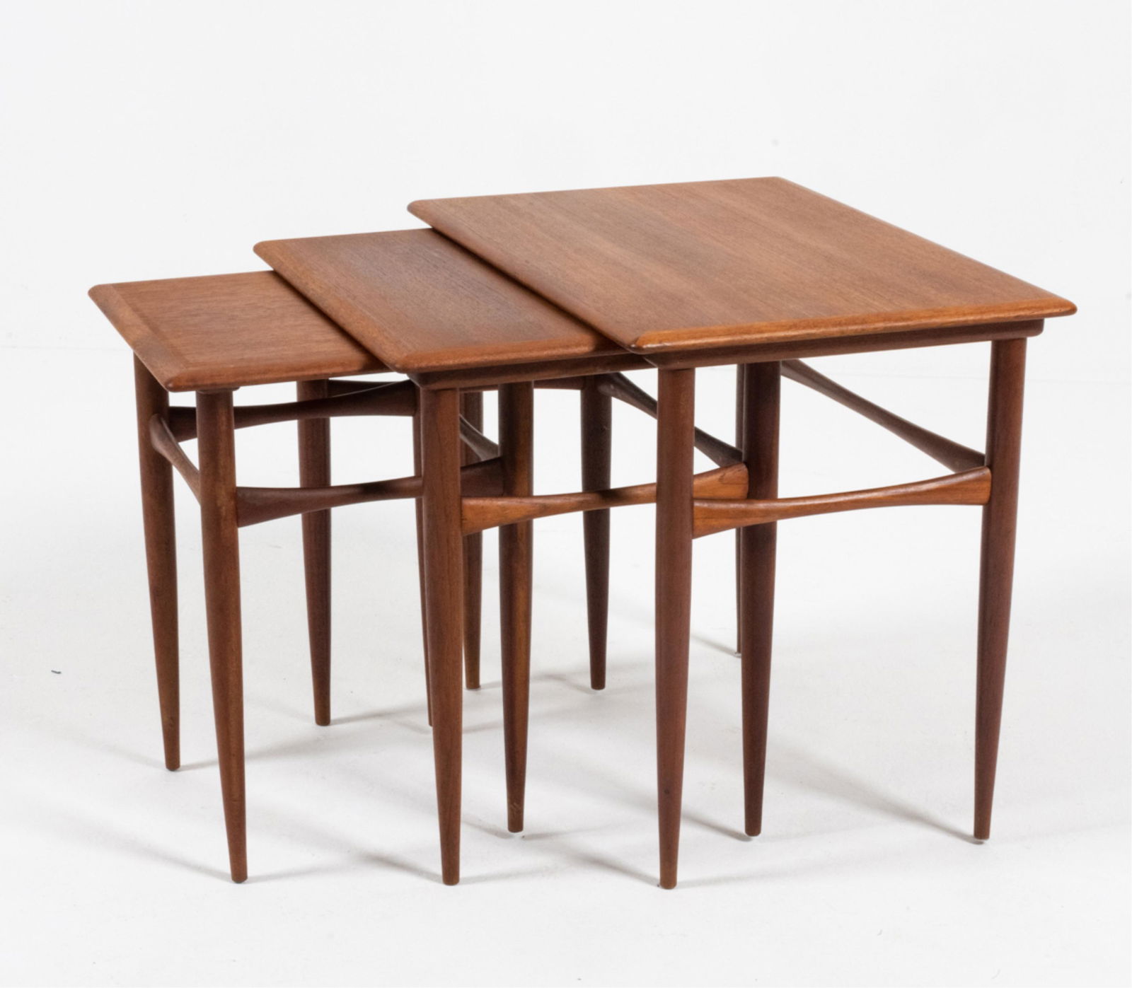 KAI KRISTIANSEN MID-CENTURY TEAK NESTING TABLES (1 of 20)