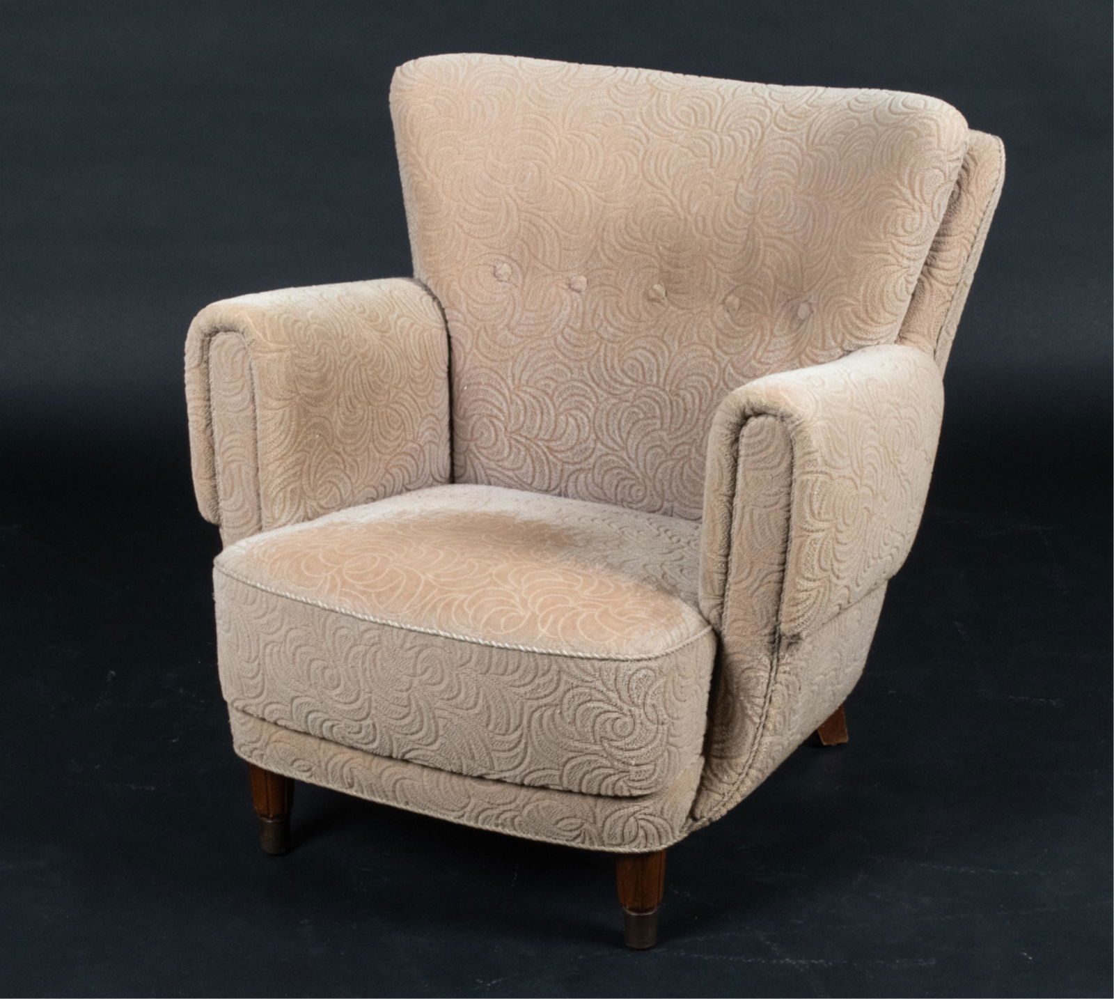DANISH CABINETMAKER EASY CHAIR, C. 1940'S (1 of 12)