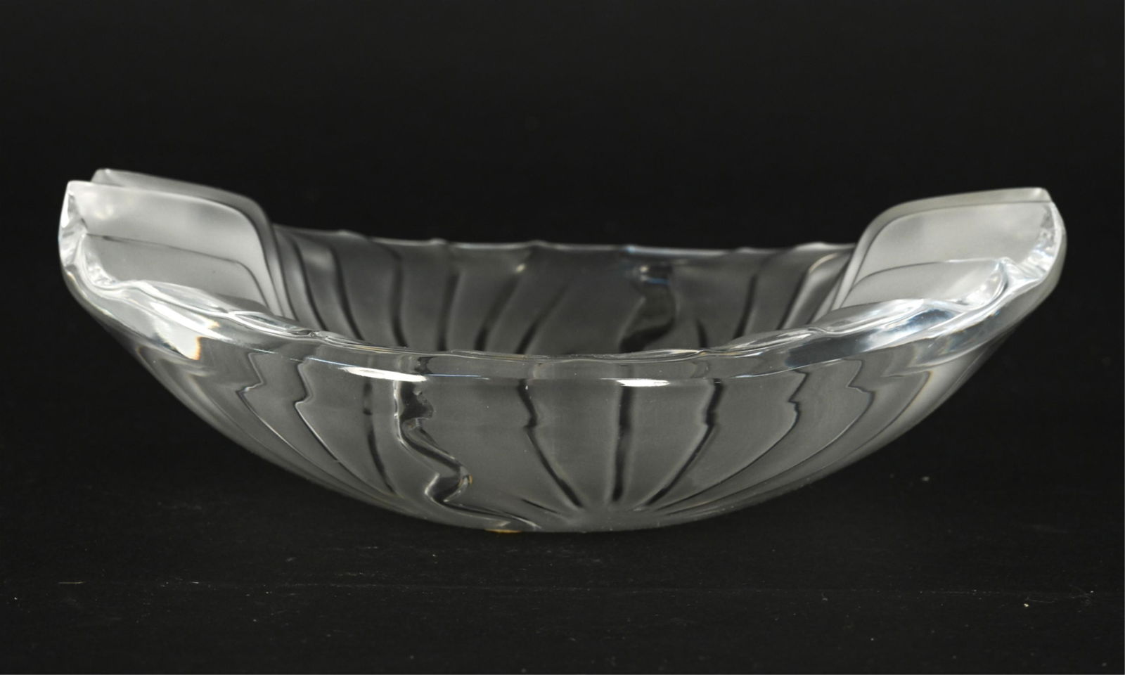 LALIQUE CRYSTAL "NANCY" CENDRIER BOWL (1 of 9)