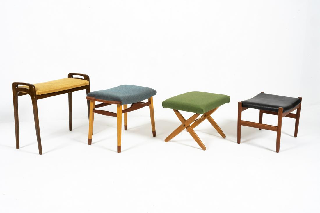 (4) DANISH MID-CENTURY OTTOMANS INCL. SPOTTRUP (1 of 12)