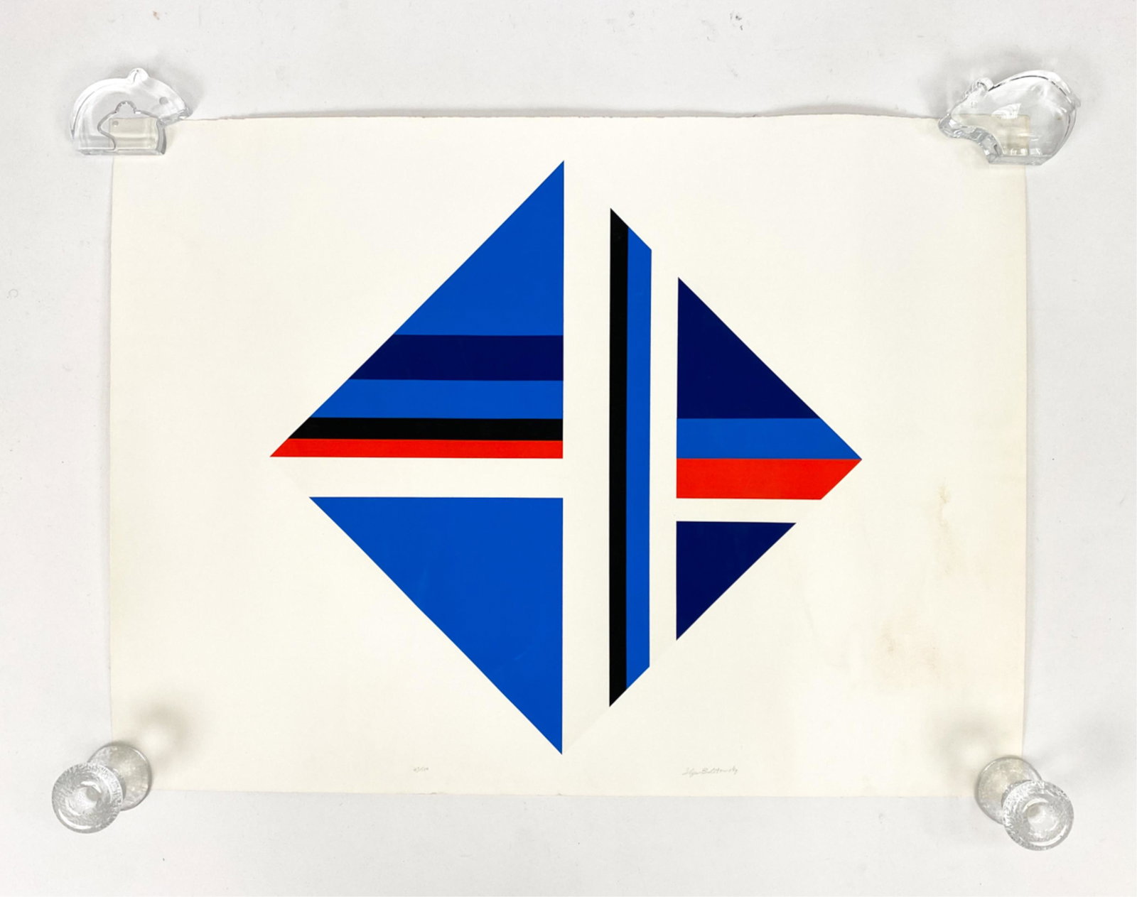 ILYA BOLOTOWSKY, RUSSIAN (1907-1981) SILKSCREEN (1 of 6)