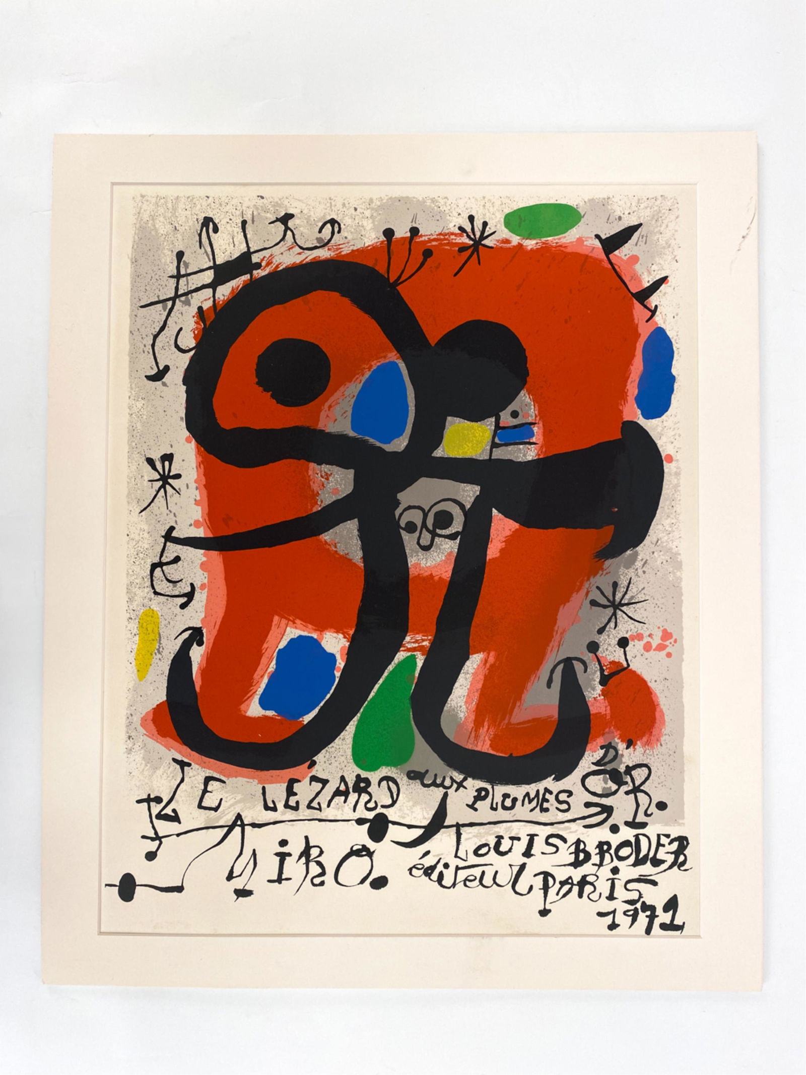 MIRO LITHOGRAPH POSTER 1971 (1 of 8)