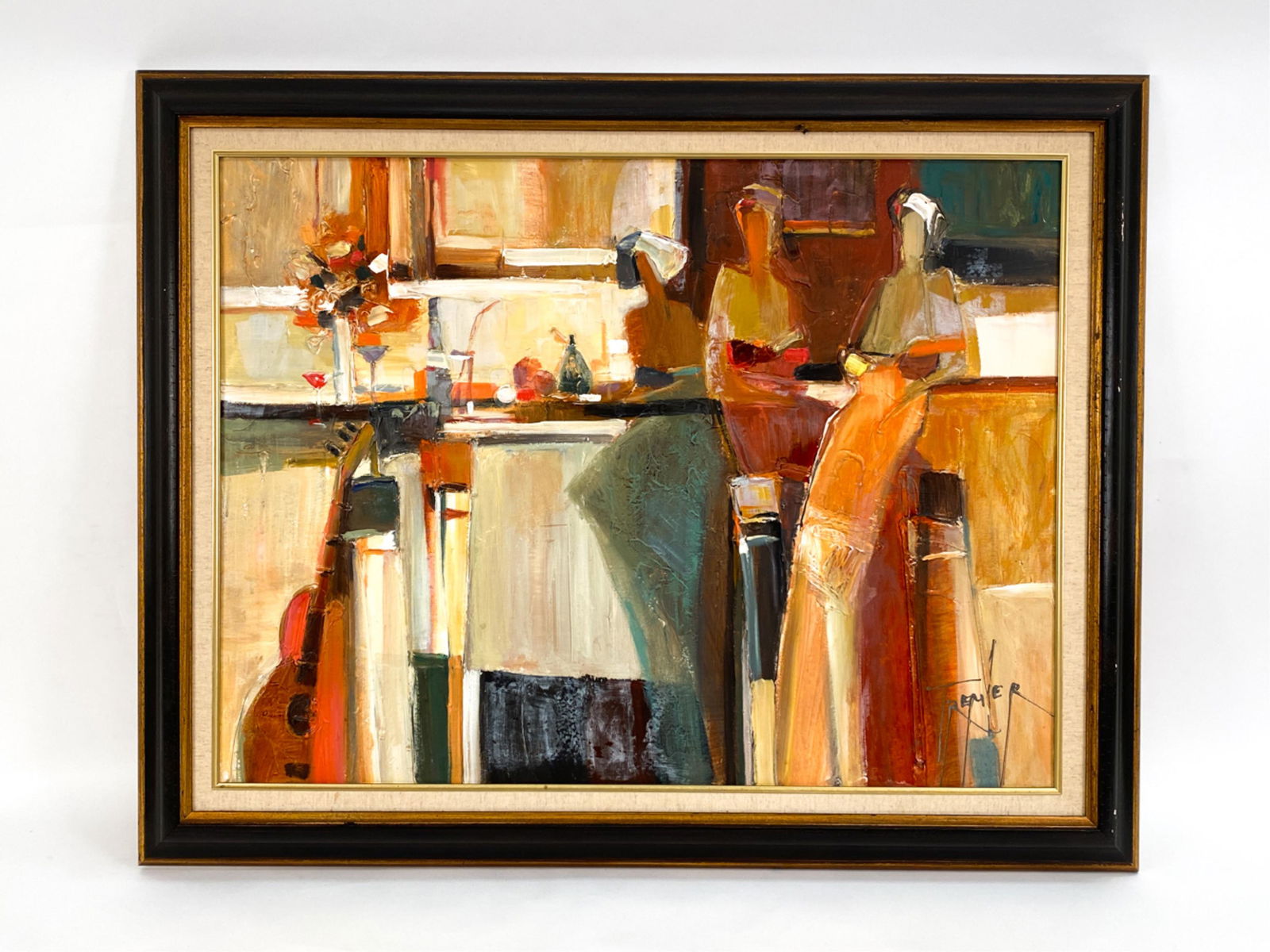 YURI TREMLER (B. 1961) ACRYLIC ABSTRACT ON CANVAS (1 of 7)