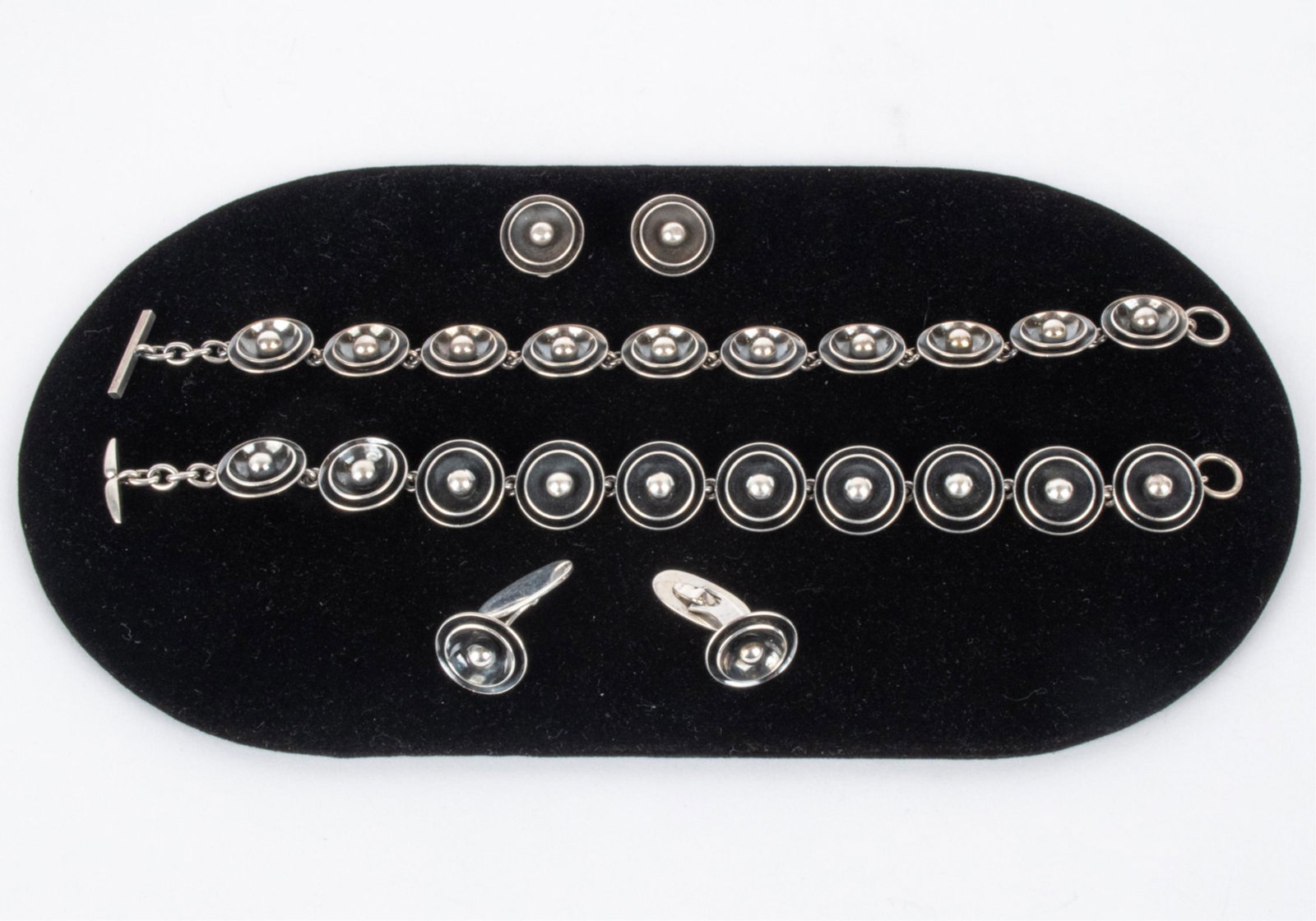 NIELS ERIK FROM DANISH MODERN SILVER JEWELRY SUITE (1 of 10)