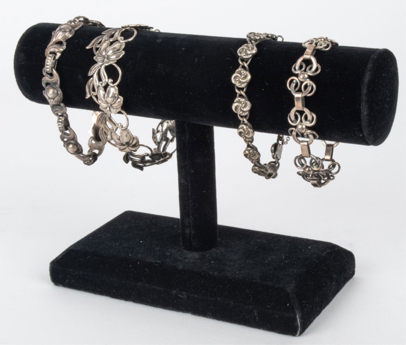 (4) ART NOUVEAU & MODERN BRACELETS INCL. SILVER (1 of 15)