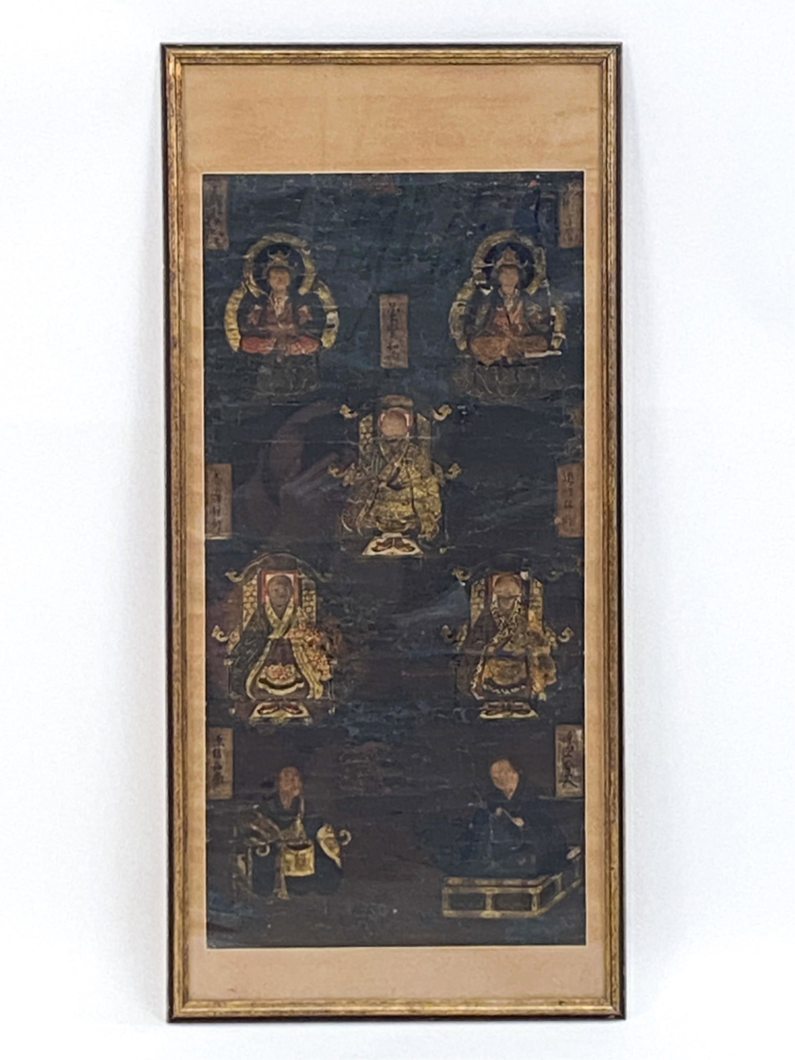 JAPANESE EARLY EDO PERIOD BUDDHIST PAINTING (1 of 9)