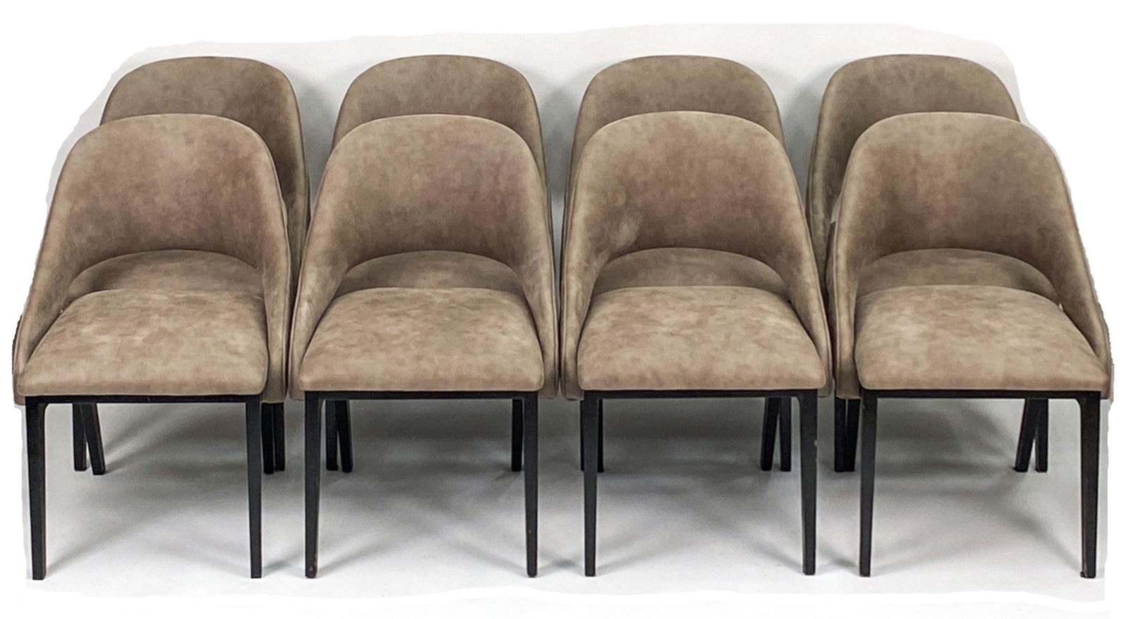 (8) MODERN LEATHER DINING CHAIRS (1 of 16)