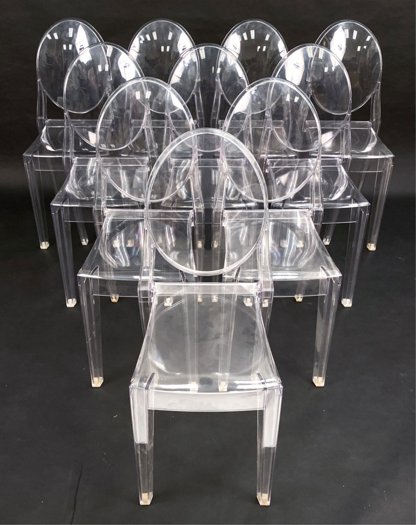 (10) PHILIPPE STARCK KARTELL VICTORIA GHOST CHAIRS (1 of 12)