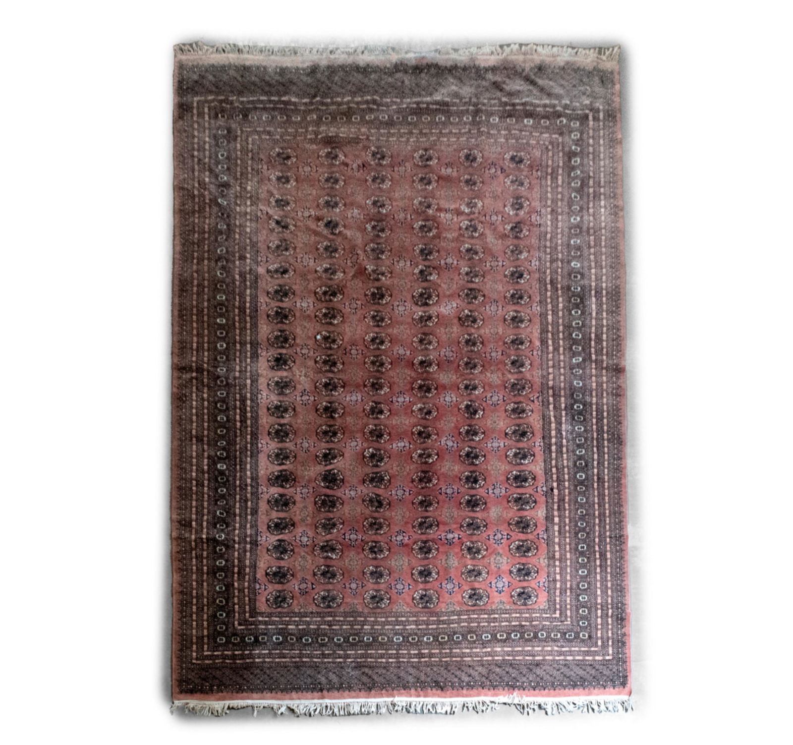 HAND-KNOTTED ROOM-SIZE BOKHARA RUG (1 of 8)