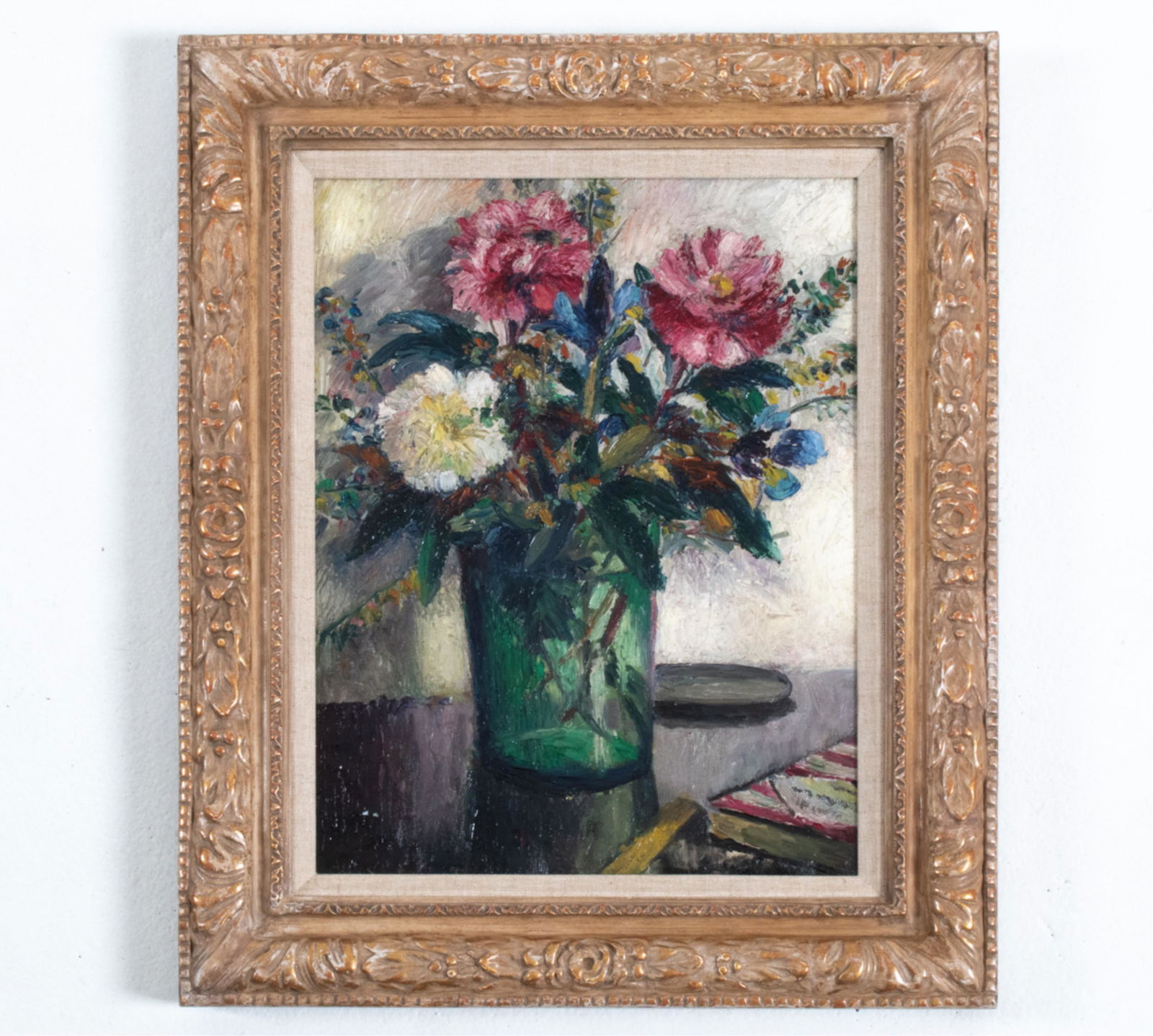 1940'S O/C STILL LIFE WITH FLOWERS; ANGELA GOOLD (1 of 12)